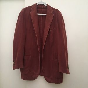 Cashmere Men’s Boglioli K Jacket in Muted Red Sports Coat